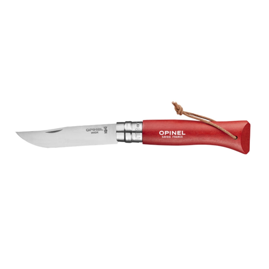 Opinel Taschenmesser Nr. 08 Tradition Colorama Rot