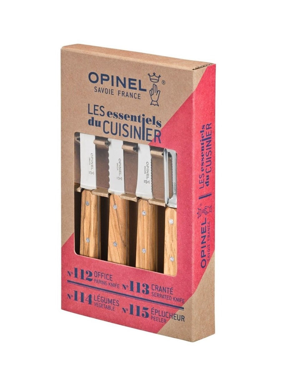 Opinel Classic Lesessentials Küchenset 4-teilig Olive