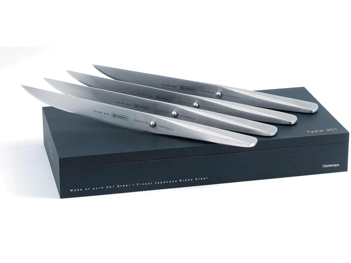 Chroma Type 301 P16 Steakmessen set 4 st