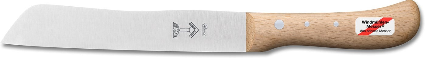 Robert Herder Brotmesser Carbon 18 cm mit Rotbuchenholzgriff