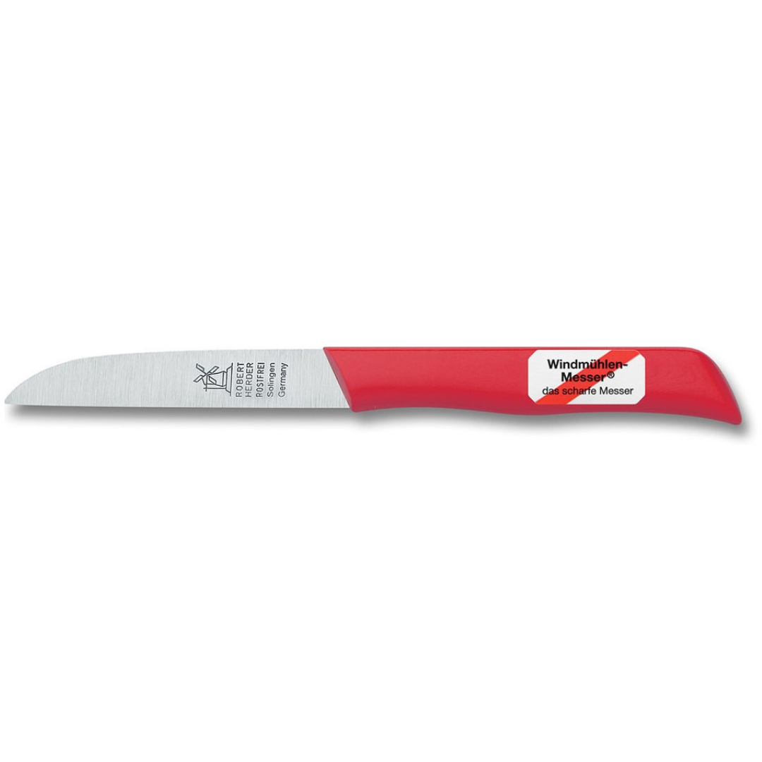 Robert Herder Mühlenmesser Edelstahl 8,5 cm Rot