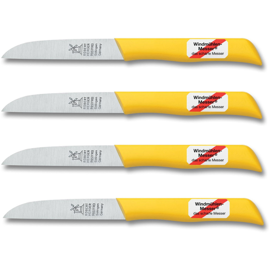 Robert Herder Mühlenmesser 8,5 cm farbig 4 Stück