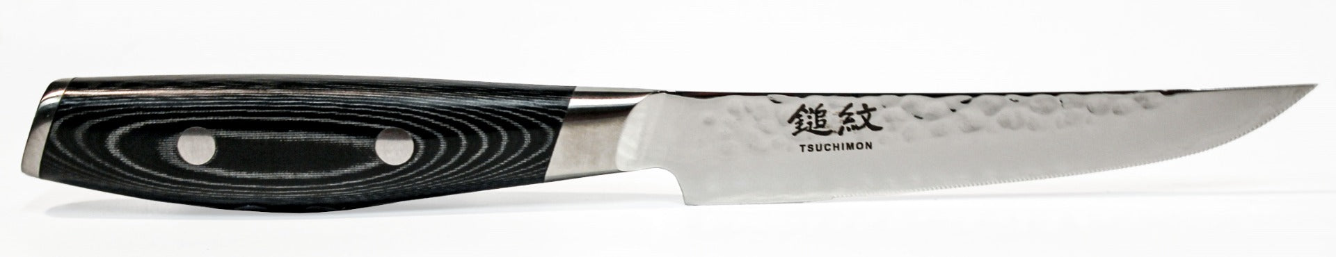 yaxell tsuchimon steakmes zwart micarta rechts
