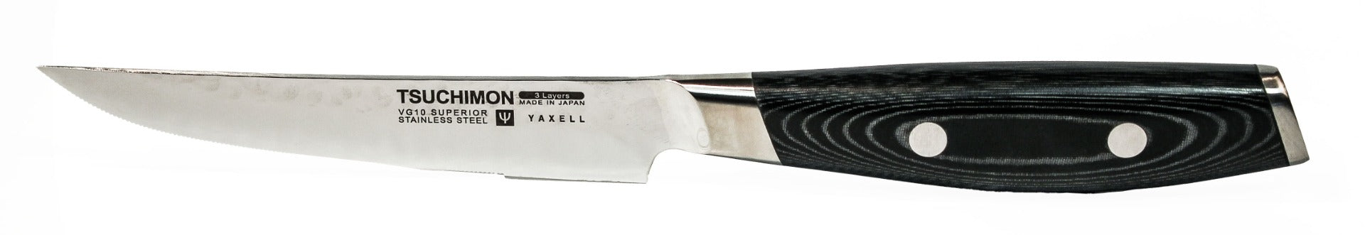yaxell tsuchimon steakmes zwart micarta