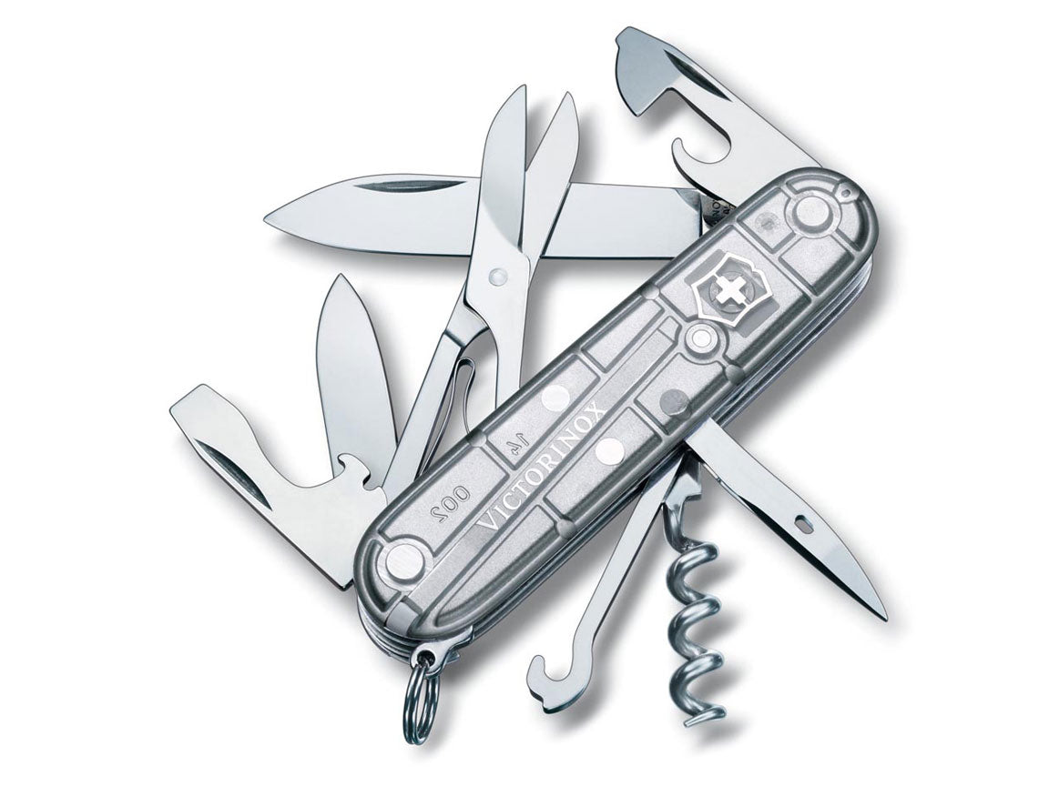 Victorinox Climber Taschenmesser silber transparent 14 Funktionen