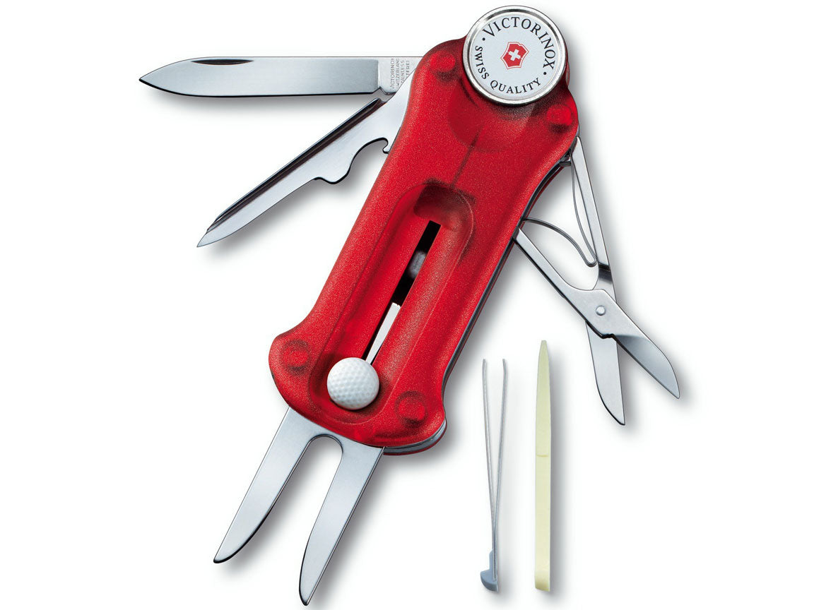 Victorinox Golf Tool Rot Transparent 10 Funktionen