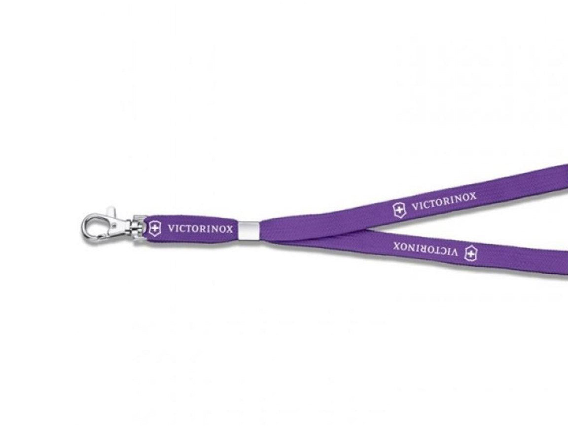 Victorinox Halskoord Paars met Karabijnhaak