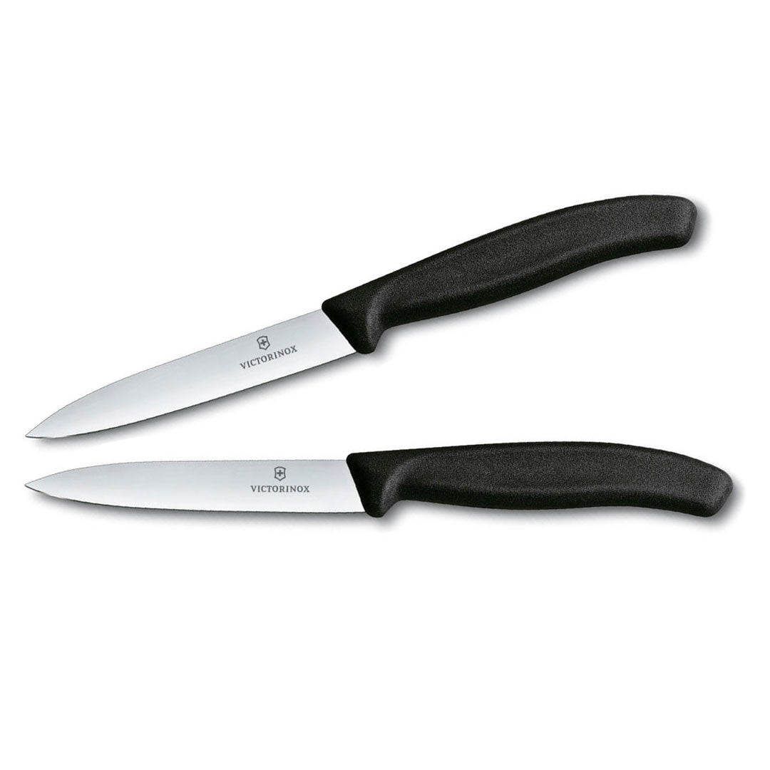 Victorinox Schälmesser 8 cm Edelstahl glatt 2 Stück