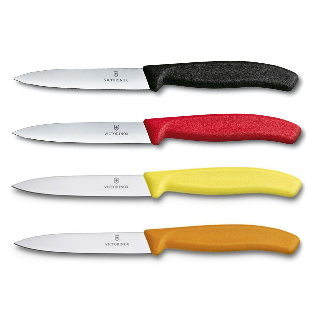 Victorinox Schälmesser 8 cm Edelstahl glatt 4er Set