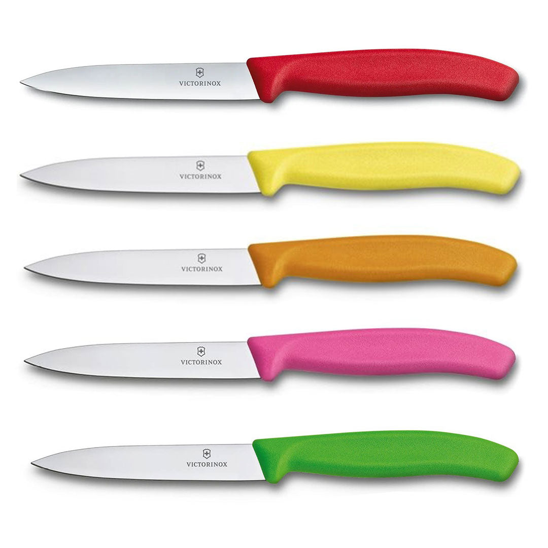 Victorinox Schälmesser 8 cm Edelstahl glatt 5er Set