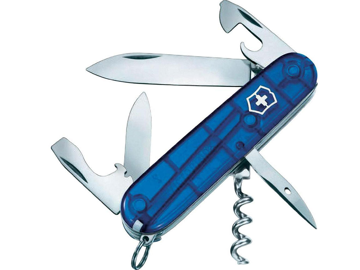 Victorinox Spartan Taschenmesser Blau Transparent 12 Funktionen