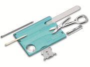 Victorinox Swisscard Nailcare Ice Blue Transparent Taschenmesser 13 Funktionen