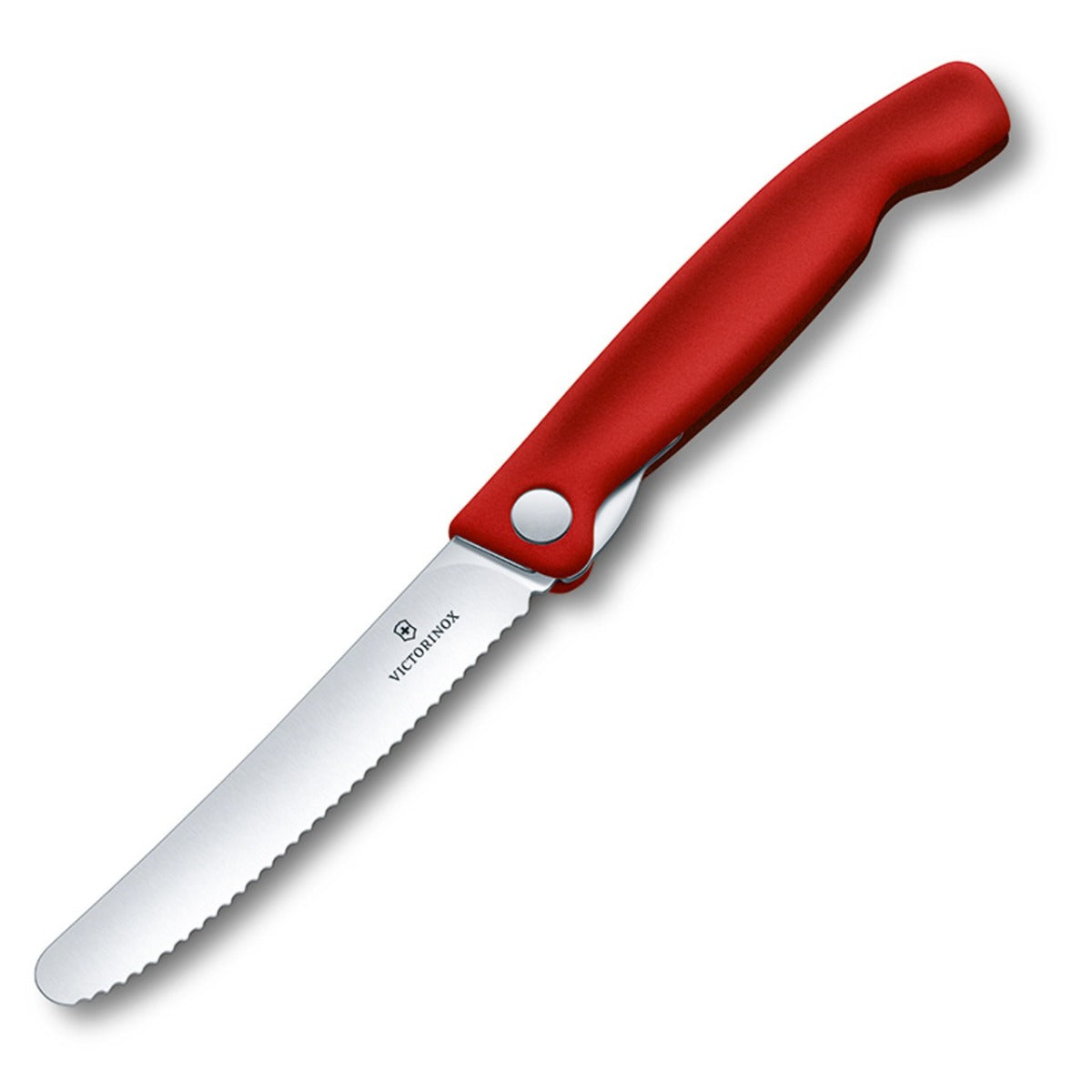 victorinox uitgeklapt schilmes gekarteld 11 cm rood kunststof rvs lemmet
