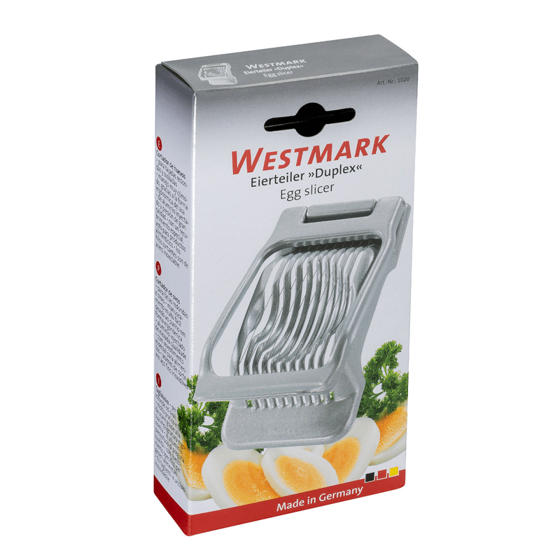 westmark ei snijder rvs en aluminium in verpakking