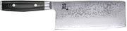 Yaxell Ran Chinees Koksmes 18 cm 69 laags roestvrij damast staal met canvas-micarta heft