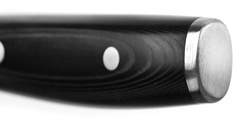 yaxell ran kiritsuke koksmes 20 cm handvat zwart micarta
