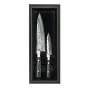 yaxell zen messenset van 2 in doos, koksmes 20 cm en universeel keukenmes 12 cm