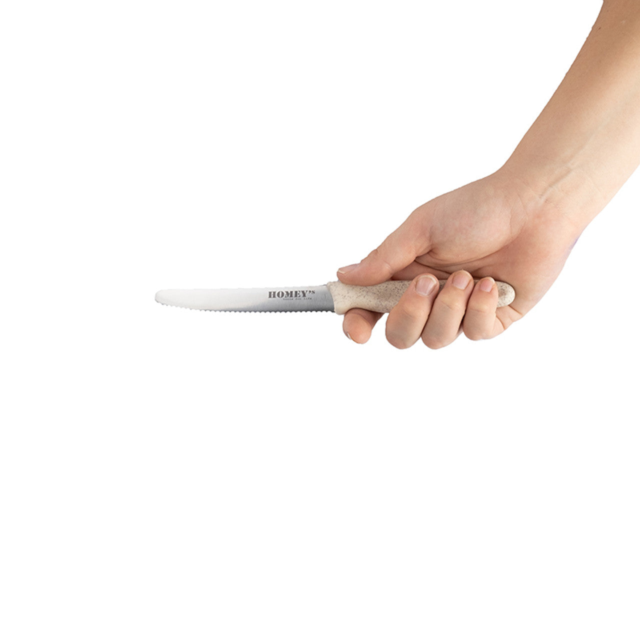 Homey's VITT Tafelmes kartels 11 cm RVS / tarwegras