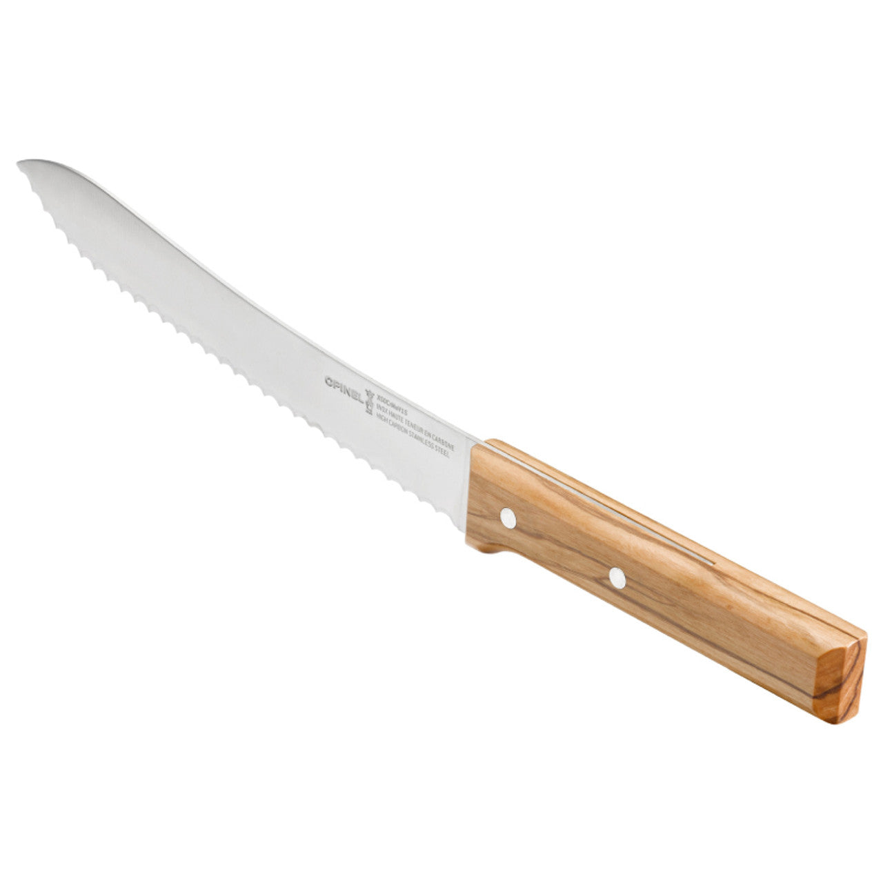 Opinel Parallèle Broodmes RVS olijfhout