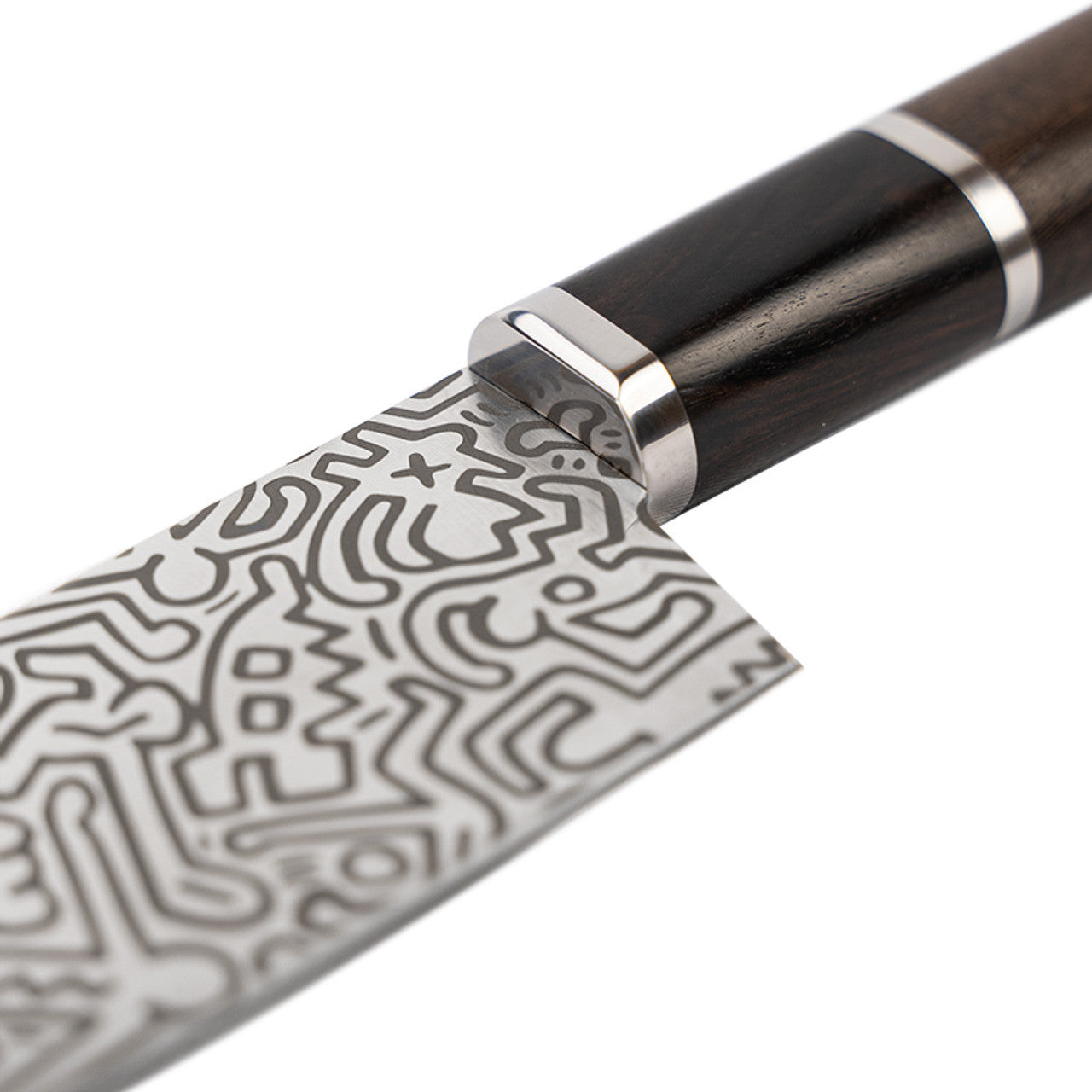 Homeij Keith Haring Kochmesser mit Essstäbchen