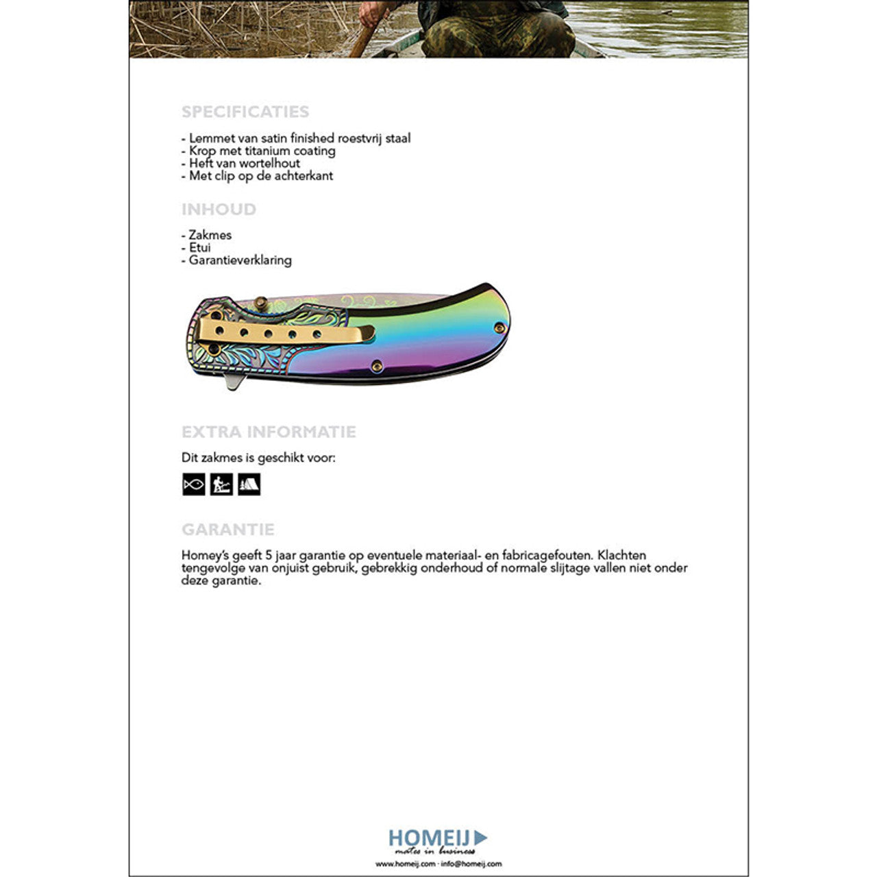 Homey's Zakmes Backbone K1 RVS Lock hout