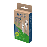 Opinel Outdoor Bestekset Picnic Plus 3-delig (Lepel, Vork)