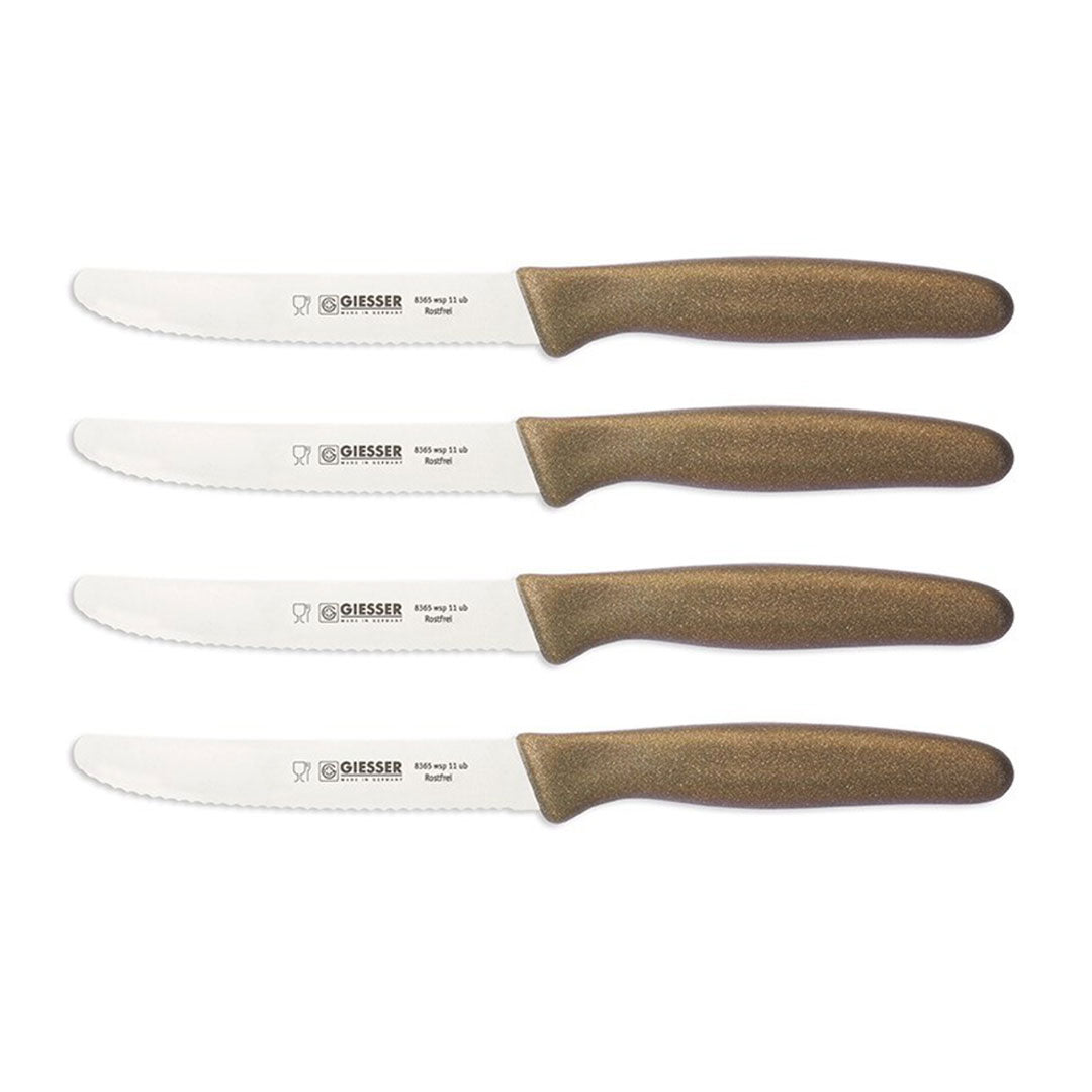 giesser steakmes bruin set van 4