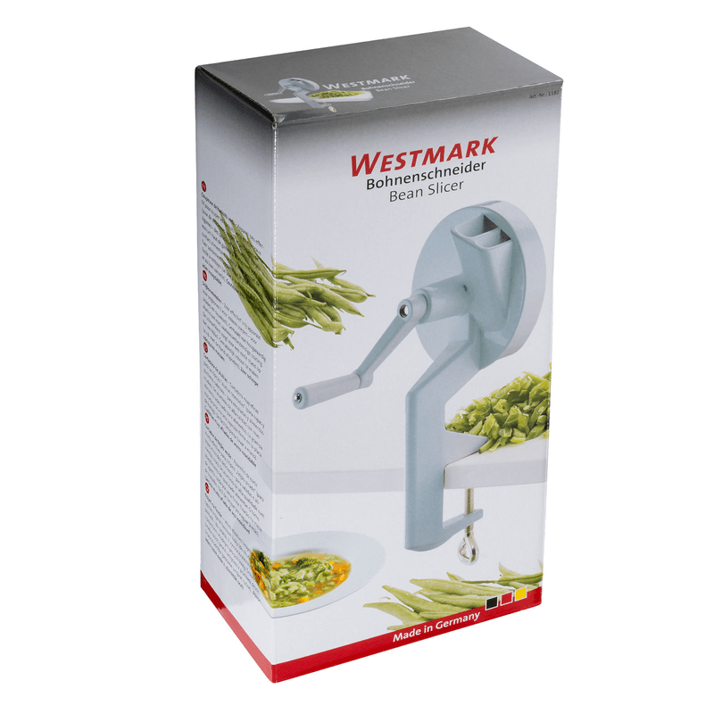 Westmark Snijbonensnijder met handklem Aluminium/RVS