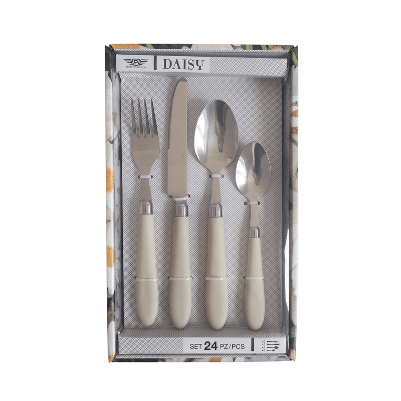 Pintinox Bestekset Daisy 24 delig