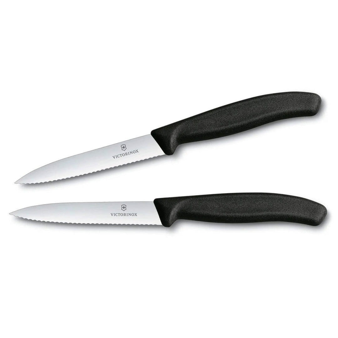 Victorinox Schälmesser Pink 8 cm Edelstahl glatt 2 Stück