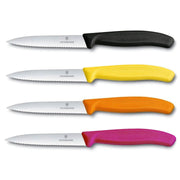 Victorinox Schälmesser 8 cm Edelstahl gezahnt 4er Set